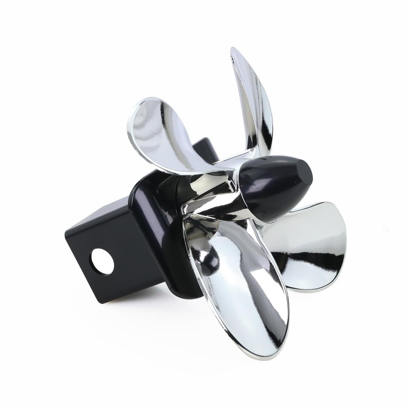Tow Hitch Cover 77009 Spinning Propeller Trailer Hitch Cover Plastic for 2 Inch Receivers