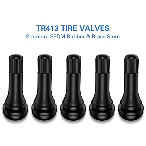 CKAuto TR413 Rubber Snap-in Tire Valve Stem (5pcs/Bag) - Image 3