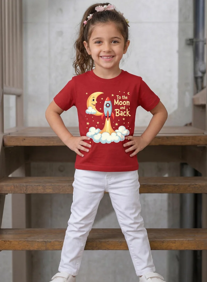 Funkaar Funkaar NASA theme Graphic Print T-shirt for Boys & Girls