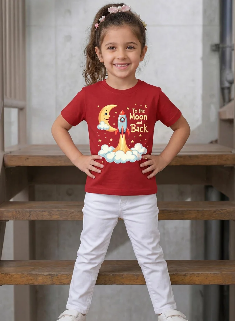 Funkaar Funkaar NASA theme Graphic Print T-shirt for Boys & Girls