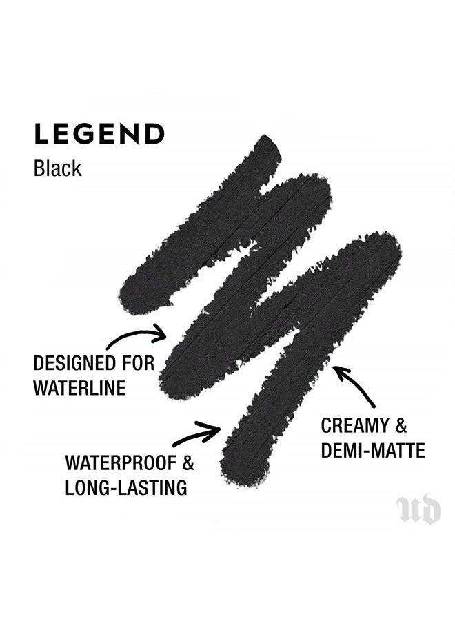 Urban Decay - 24/7 Waterline Eye Pencil, Legend - Black, Demi-Matte Eyeliner - Long-Lasting, Waterproof Formula - Image 1