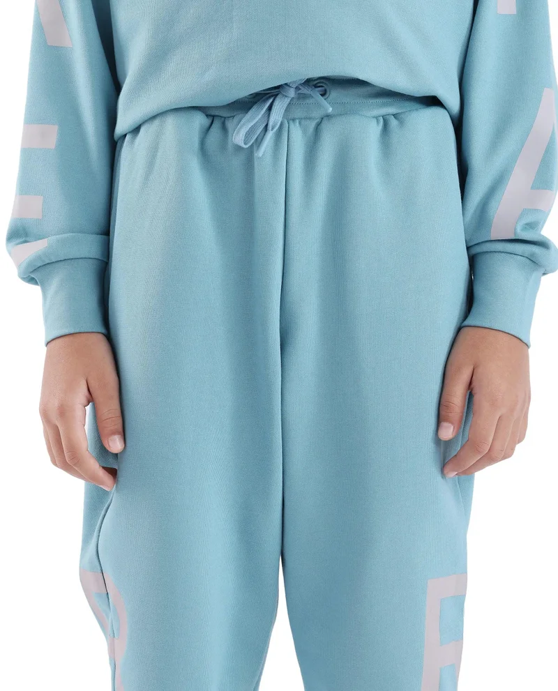 Rare Ones Rare Ones Kids Joe Blue Cotton Poly Plastisol Print Trackpant