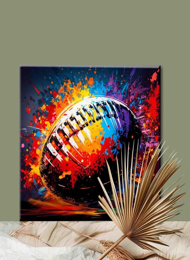 Aihonmin Paint by Numbers Kits 16 x 20 inches Canvas DIY Oil Painting for Boys,Students,Adults Beginner with Brushes & Acrylic Pigment - Rugby Sports Lovers(Without Frame) for Boys Room Wall Decor - Image 2