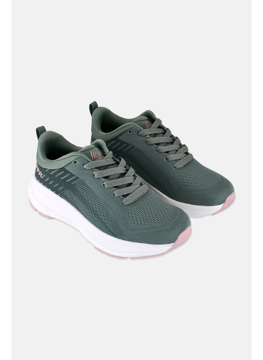 RBX Women Lace Up Running Shoes, Sage Green  - Image 1
