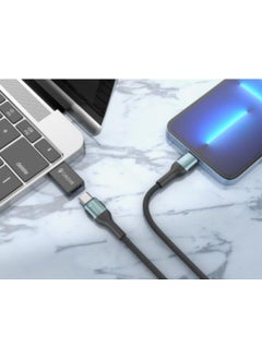 سليبرات سيليبرات CA-01 محول OTG من سبائك الألومنيوم يدعم USB 3.0 إلى واجهة Type-C لنقل البيانات مع تصميم صغير ووظيفة شحن لأجهزة متعددة - أسود  - Image 4