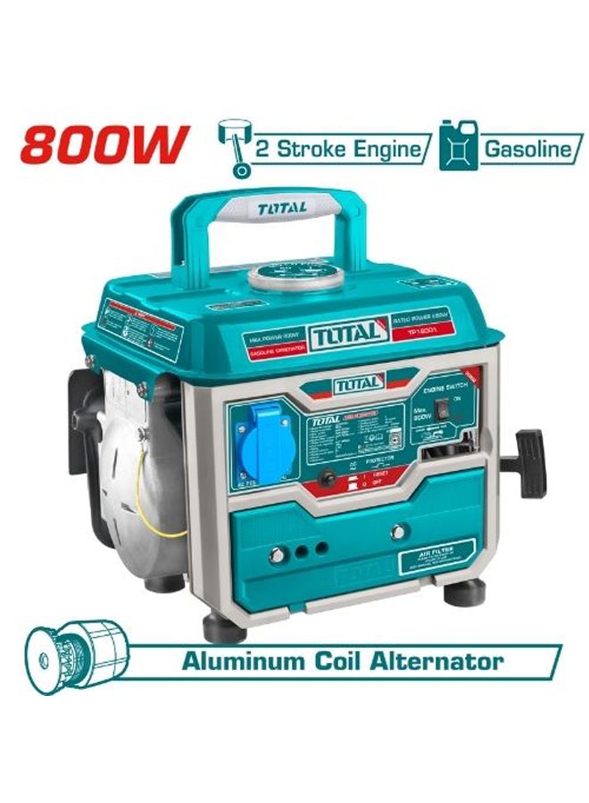 TOTAL Total Gasoline Generator 800W Tp18001 - Image 2