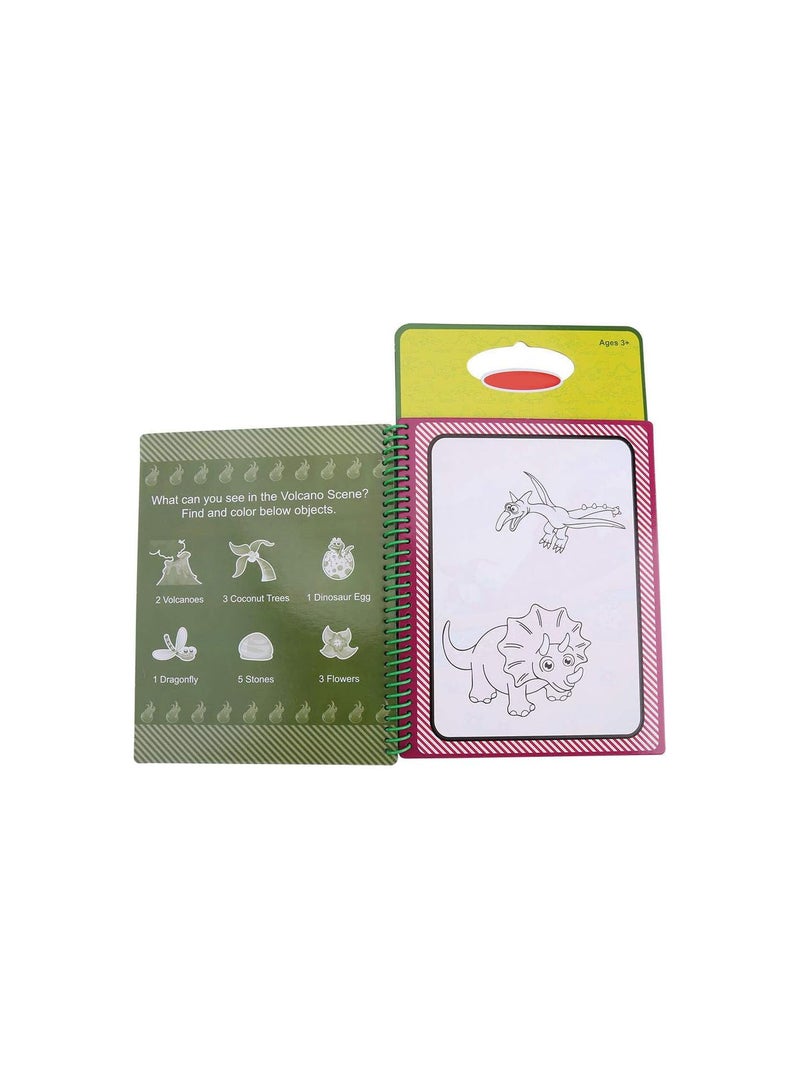 GGOOT Drawing Book with Pen, Kids Reusable Water Drawing Baby Toys Toddler Painting Board Writing Mats Bath Toy Sketch Learning Educational Gifts for Boy Girl(Dinosaur Pattern) - Image 3