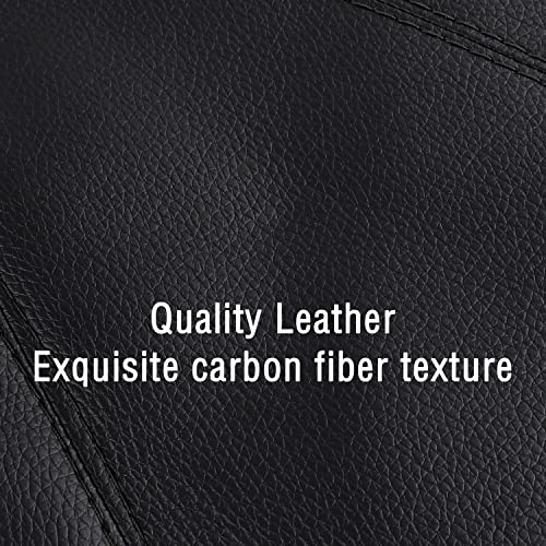 Salior Dustproof Car Shift Knob Cover, Protects Gear Shift Knob & Decorate Car Interior,Universal Gear Shift Cover for Most Manual Transmission Car Truck SUV (Black) - Image 3