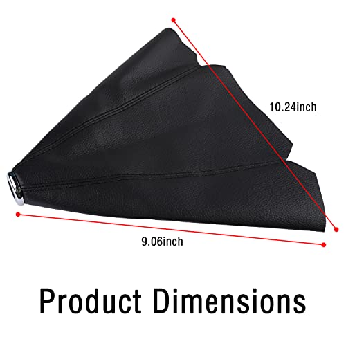 Salior Dustproof Car Shift Knob Cover, Protects Gear Shift Knob & Decorate Car Interior,Universal Gear Shift Cover for Most Manual Transmission Car Truck SUV (Black) - Image 2