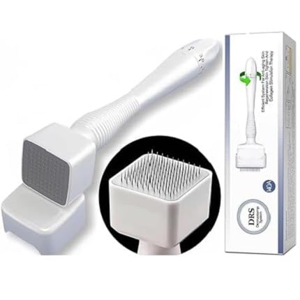 VONITY Titanium Adjustable Microneedling Derma Stamp For Facehairbeardscalp Treating Acne Scars Wrinkles Fine Lines Stretch Marks Antibent Corrosion Resistant Reusable - Image 1