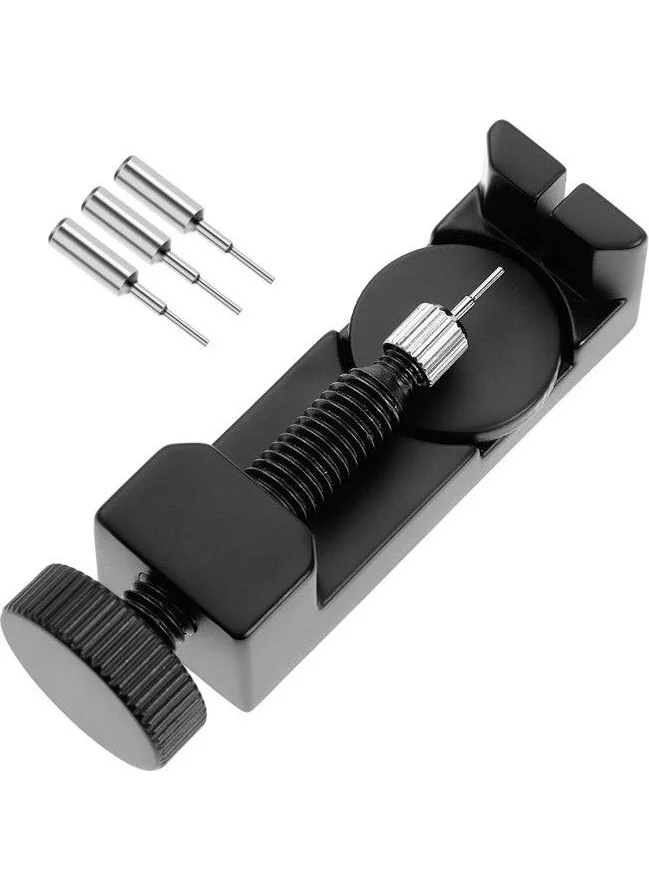 Valkyrie Watch Strap Band Shortening Tool Jewelry Link Remover Adjustable Steel Black