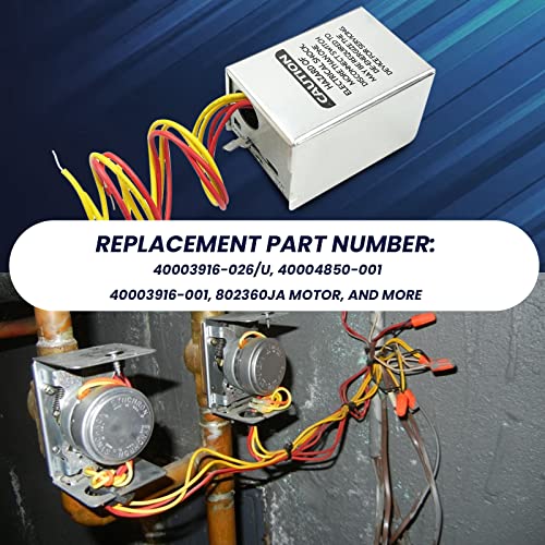 WIRELEL 40003916-026 Power Replacement Head, for v8043e1012 Zone Valve Honeywell, 40004850-001 zone valve motor Normally Closed 2-Way 4-Wire 24V 50/60Hz 18" Leads with End Switch - Image 4