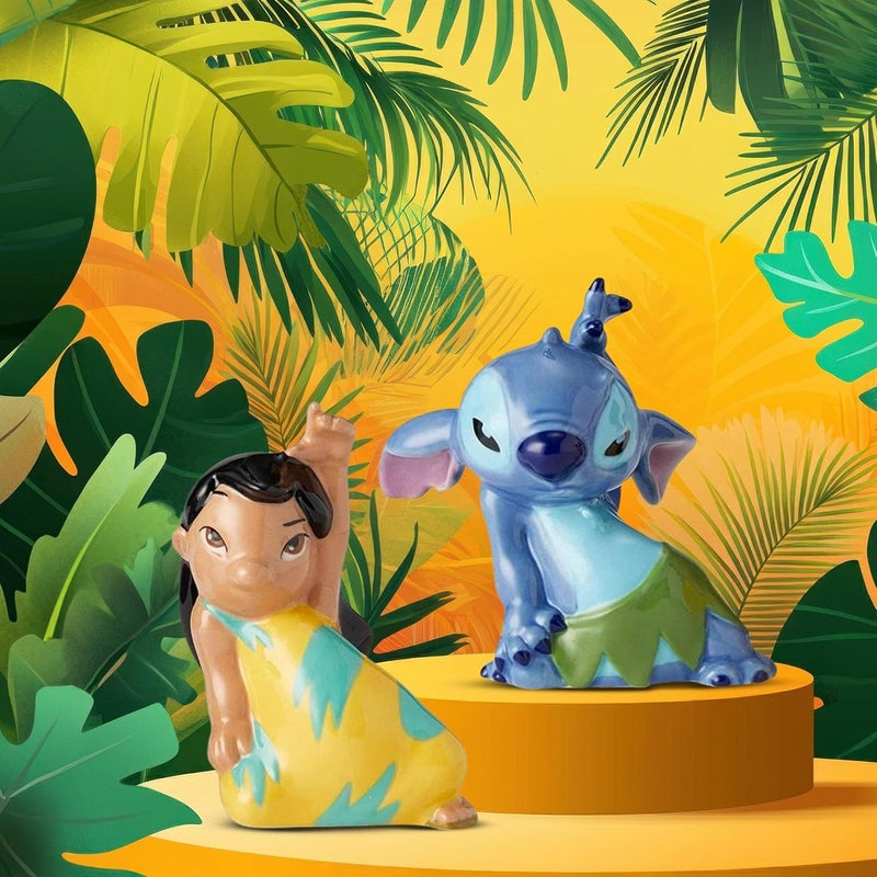 Enesco Lilo and Stitch cermaic Salt and Pepper Shakers, 3.5 Inches, Multicolor - Image 4