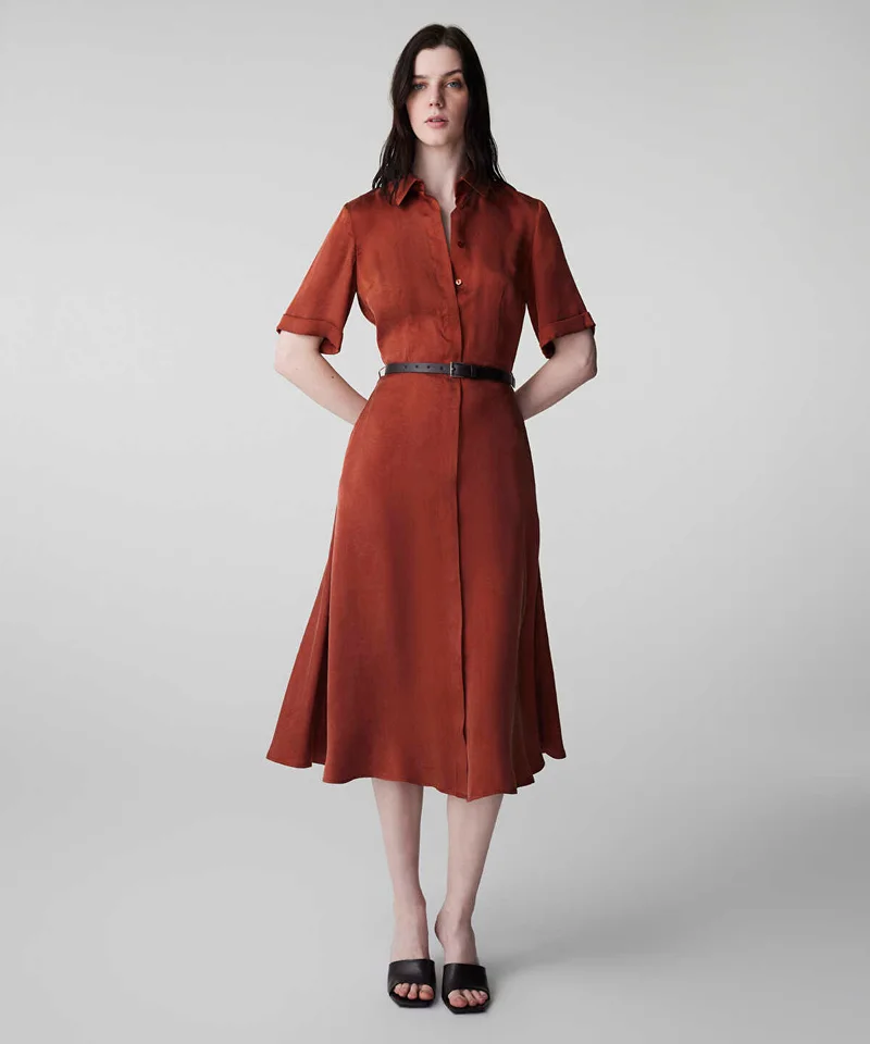 ايبيكيول Belted Cupro Dress