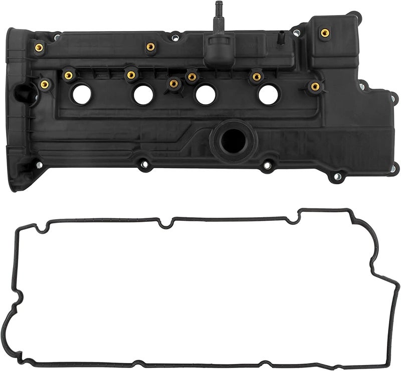 MYSMOT 264990 Front Engine Valve Cover with Gasket for Hyundai Accent L4 16L 20062011 Kia Rio L4 16L 20062011 Rio5 L4 16L 20062011 2241026860 2241026855 2244126801