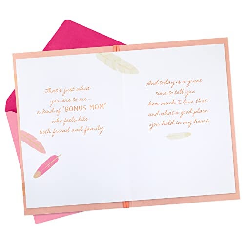 Hallmark Card for Grandma, Aunt, Friend, Mother in Law, Step Mom (Bonus Mom, Like a Mom) for Birthday, Thinking of You, Congrats, or Any Occasion - Image 2