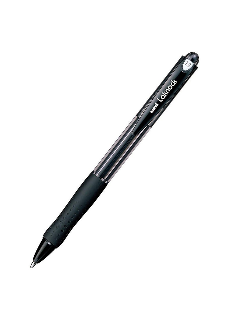 Uniball 1-Piece laknock Ballpoint Pen 1.0mm Tip Black Ink  - Image 2