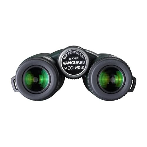 Vanguard VEO HD2 8X42 Binocular (8420) I Composite Carbon Fibre Material, Hoya (ED) Glasses, Waterproof and Fog Proof I Neck Strap I Soft Bag, Black - Image 3