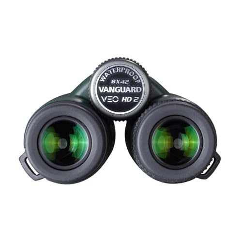 Vanguard VEO HD2 8X42 Binocular (8420) I Composite Carbon Fibre Material, Hoya (ED) Glasses, Waterproof and Fog Proof I Neck Strap I Soft Bag, Black - Image 2