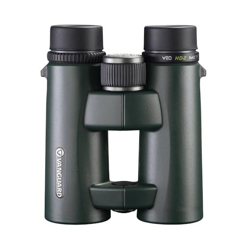 Vanguard VEO HD2 8X42 Binocular (8420) I Composite Carbon Fibre Material, Hoya (ED) Glasses, Waterproof and Fog Proof I Neck Strap I Soft Bag, Black - Image 5