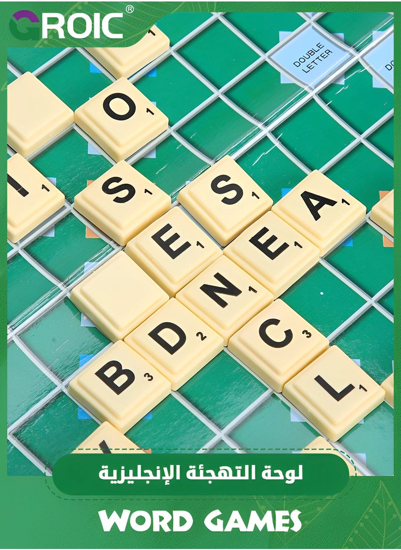 GROIC Word Games,Letters Spelling Games,Learning Blocks, Alphabet Puzzle Montessori Educational Toy,Letter Puzzle for Kids,Learning Toy for Preschool Kids  - Image 5