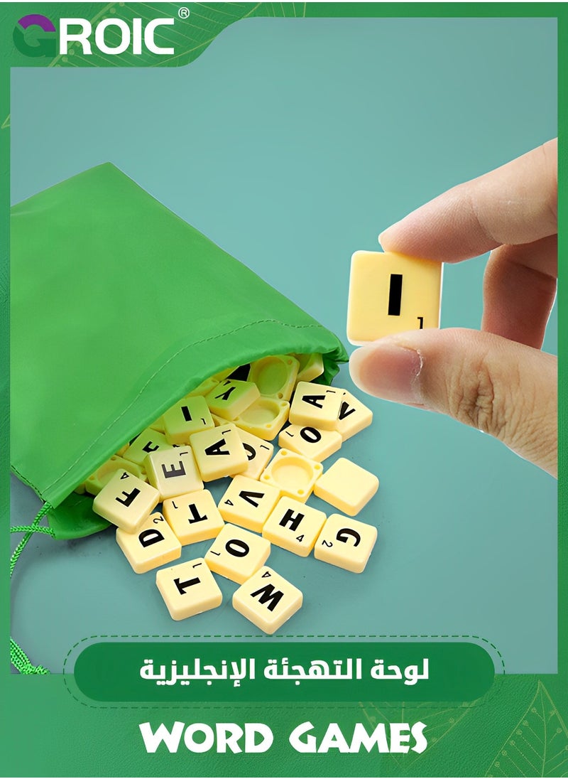 GROIC Word Games,Letters Spelling Games,Learning Blocks, Alphabet Puzzle Montessori Educational Toy,Letter Puzzle for Kids,Learning Toy for Preschool Kids  - Image 4