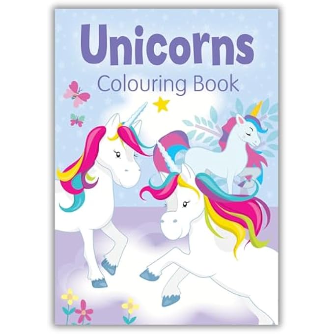 BOOKS UNICORNS COLOURING BOOK - Image 1