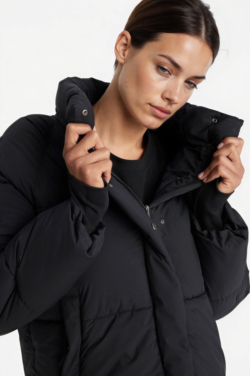 DeFactoFit Regular Fit Waterproof Zippered Puffer Jacket - Image 3