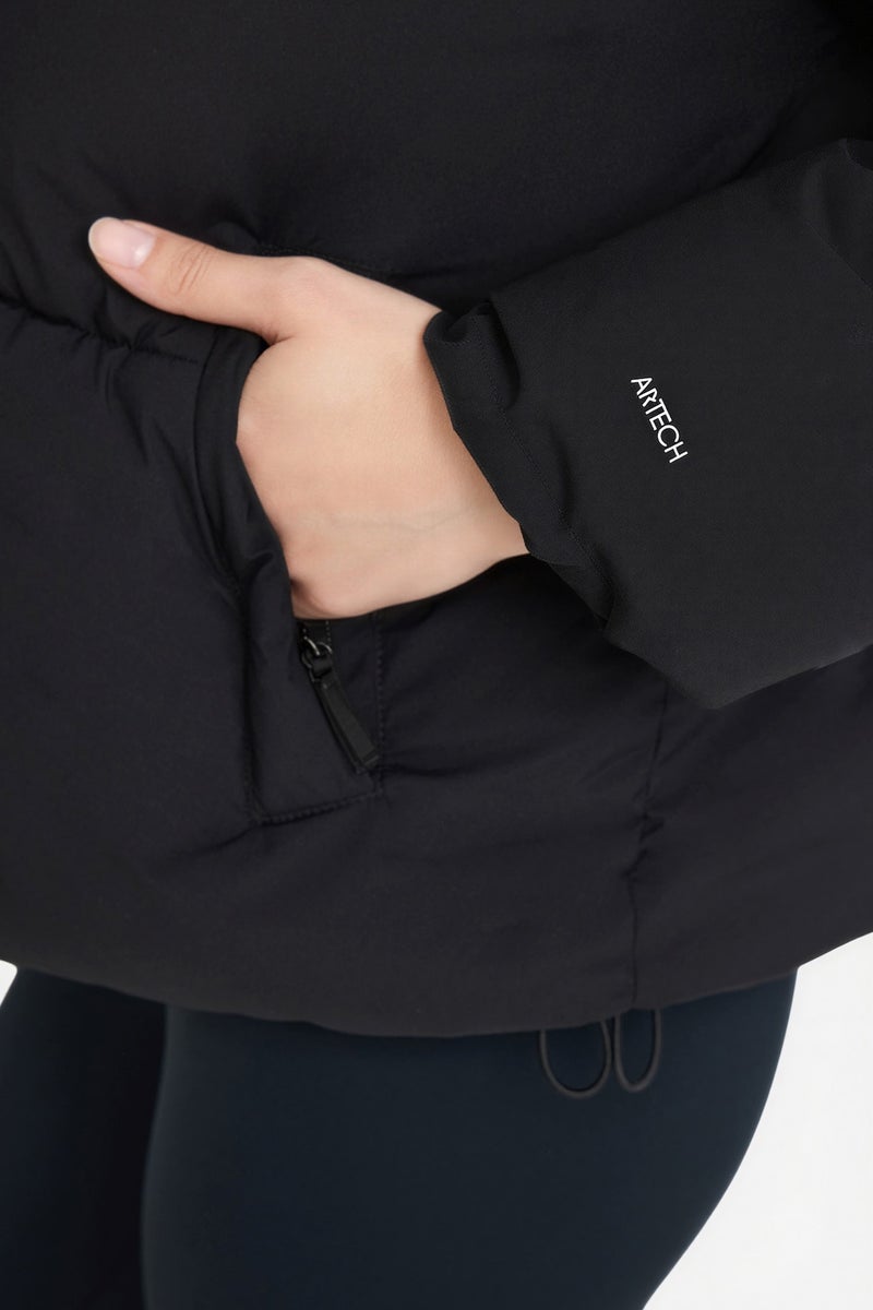 DeFactoFit Regular Fit Waterproof Zippered Puffer Jacket - Image 4