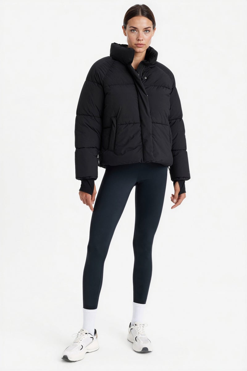 DeFactoFit Regular Fit Waterproof Zippered Puffer Jacket - Image 2