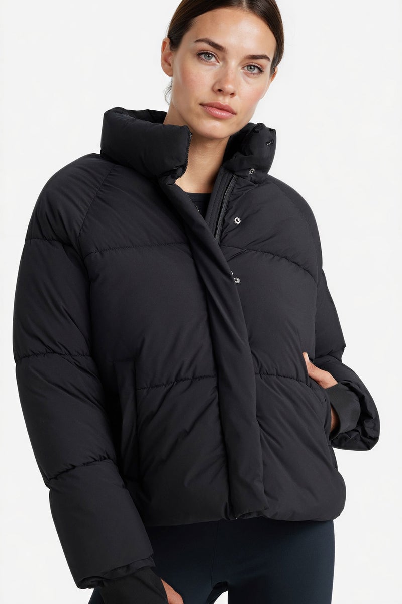 DeFactoFit Regular Fit Waterproof Zippered Puffer Jacket - Image 1