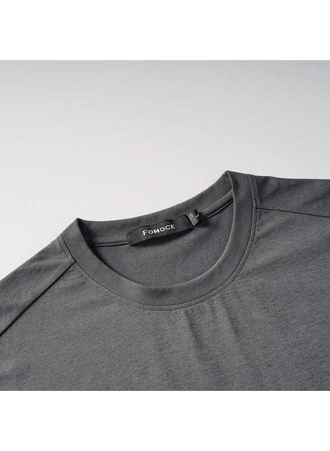 Fomoce mountain-inspired Printed Round Neck T-shirt - Summer Fashion Sportswear For Outdoor Menswear - Image 5