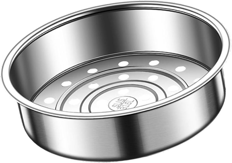 سلة بخارية من الفولاذ المقاوم للصدأ متعددة الأغراض رف زلابية ديم سوم أداة طبخ للمطبخ - Image 5