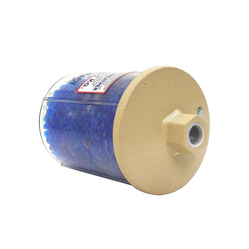 Efficacy Crystal Blue Silica Gel BreatherTransformer Breather Polycarbonate Cylinder with Aluminum Top Size 1000 Gram Dia 127 05 inch 1 Pc - Image 3