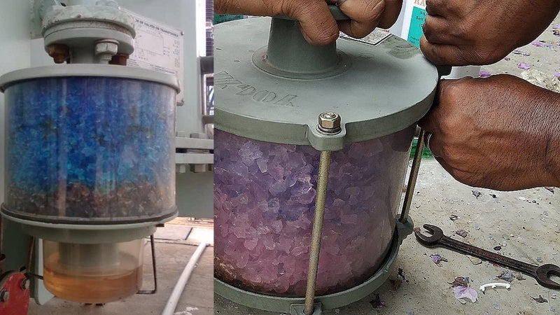 Efficacy Crystal Blue Silica Gel BreatherTransformer Breather Polycarbonate Cylinder with Aluminum Top Size 1000 Gram Dia 127 05 inch 1 Pc - Image 5