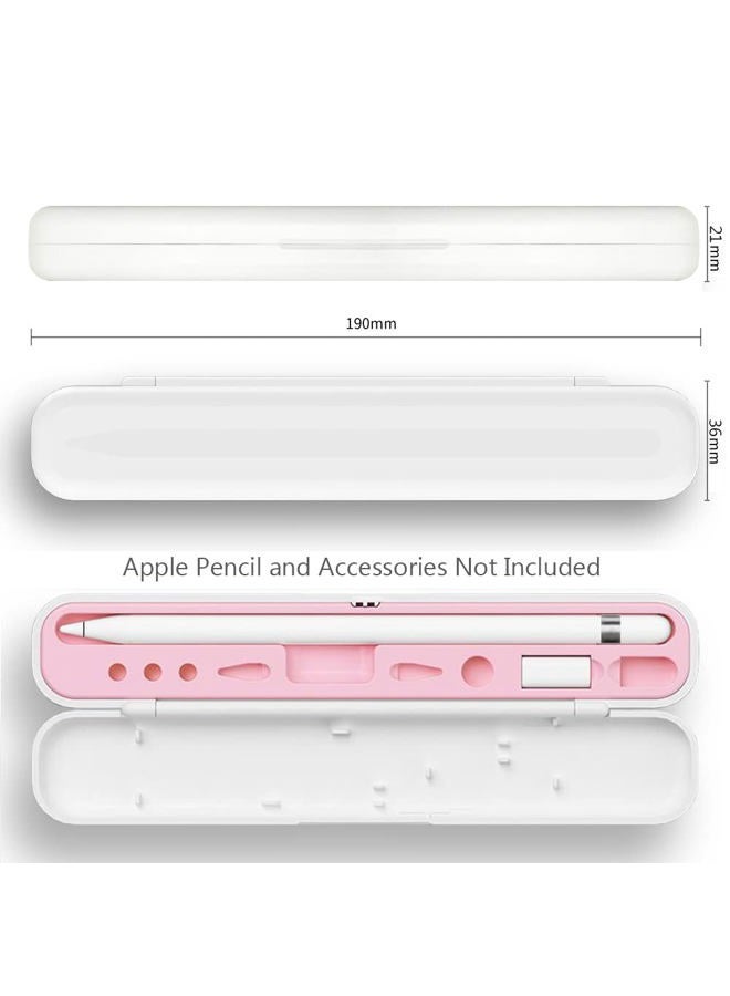 YINVA Pencil Case for Apple Pencil 1st Generation/Apple Pencil 2nd Generation Case Holder, Pen Accessories Storage Case Box Cover Design for Apple iPad Pencil Accessories Tips(Pink) - Image 5