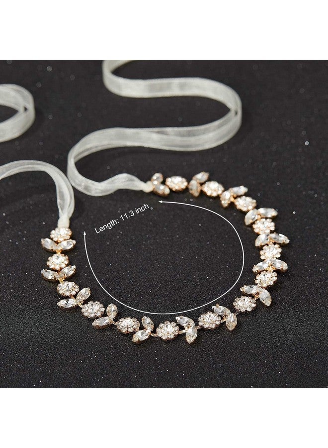 ووفوووفو غطاء رأس فتاة الزهور للفتيات والمراهقات والنساء، عصابة رأس من الكريستال، تاج الزهور، عصابات شعر، عروس المناولة، تاج الزفاف، إكسسوارات الشعر - Image 2