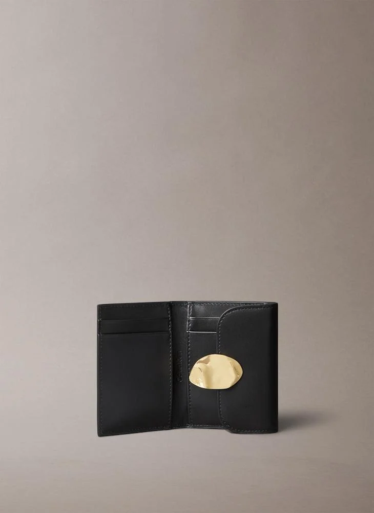 CALVIN KLEIN Causal Stone Lock Trifold Wallet