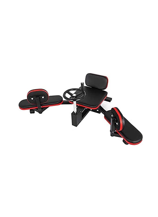 Max Strength Heavy Duty Leg Stretcher Flexibility & Split Training Machine for Home Gym (Red Black)  - Image 1