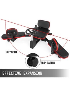 Max Strength Heavy Duty Leg Stretcher Flexibility & Split Training Machine for Home Gym (Red Black)  - Image 3