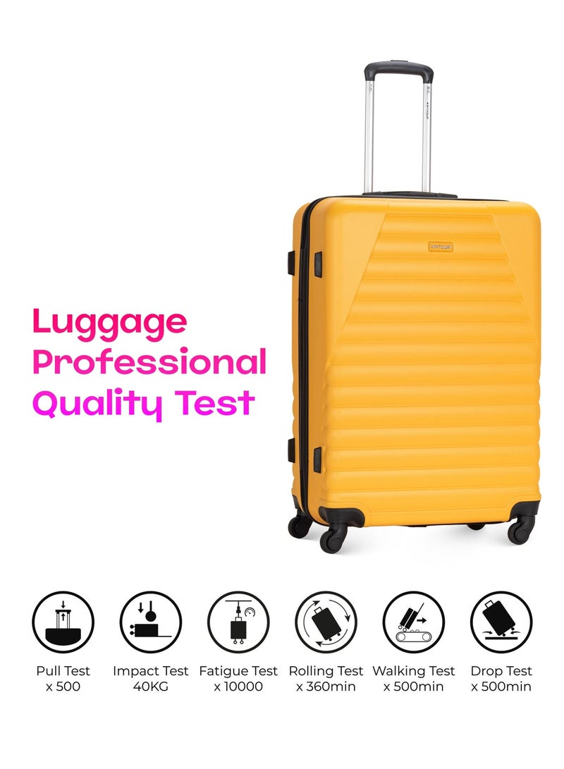 VIPTOUR Set of 4 ABS Trolley Luggage With Number Lock 20,24,28,32 Inches - Image 2