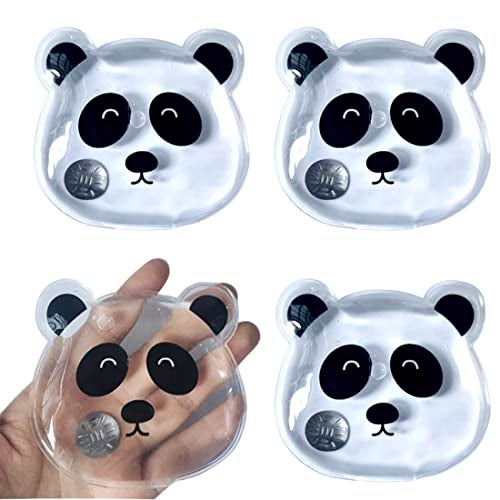 coldchill Reusable Click Instant Heat Packs, Pocket Hand Warmers, Snap It Hot/Cold Gel Heating Pad for Adults & Kids, Instant Hot Pad, Hot Compress, Hand Click Gel Warmers for Body (4 Pandas) - Image 1