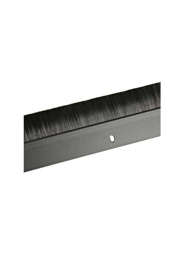 ROBUSTLINE Door Bottom Insect And Dust Seal Brush 1 Meter Black  - Image 2
