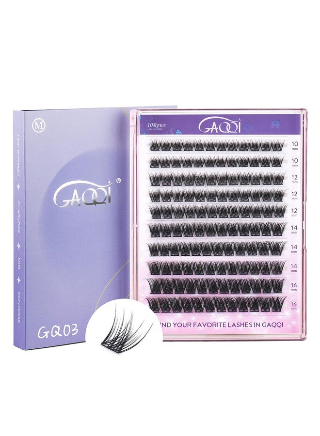 جاكي مجموعة رموش من Lash Clusters 120 قطعة C Curl رموش فردية وصلة رموش Wispy Cluster بطول مختلط 1016 مم رموش عنقودية ذات مظهر طبيعي (Gq03 C Curl 1016 مم) - Image 1