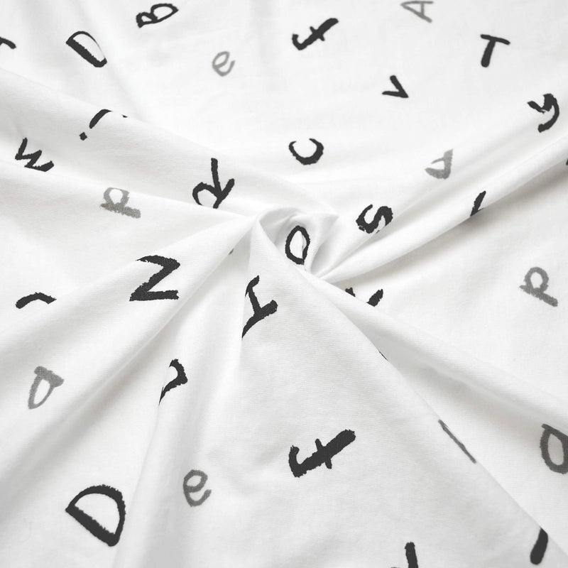 American Baby Company Printed 100% Cotton Knit Fitted Contoured Changing Table Pad Cover/Sheet - Compatible with Mika Micky Bassinet, Alphabet, for Boys and Girls - Image 2