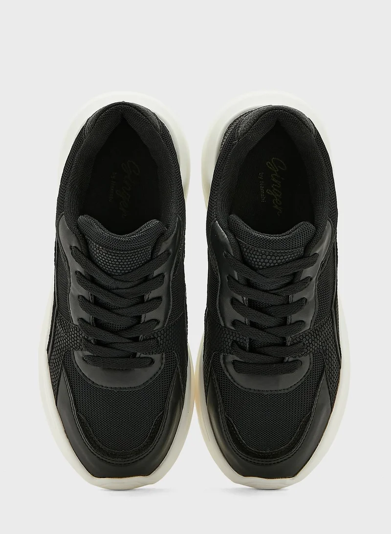 Ginger Textured Chunky Sneaker