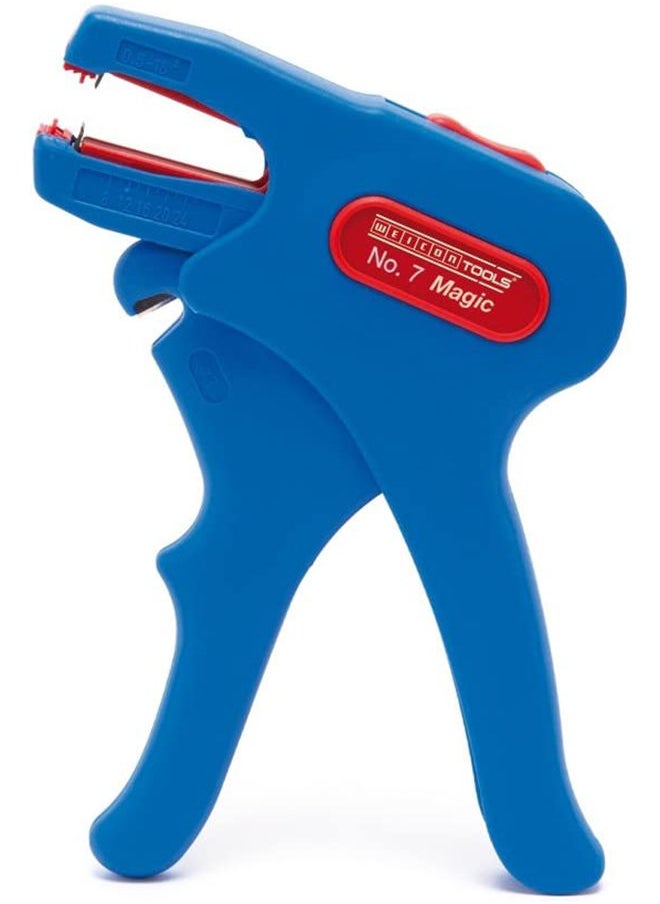 Weicon - Crimp Set Pro Tool  Case with 2 stripping tools & wire end ferrules  Duo-Crimp No. 300  Wire Stripper No. 7 Magic  Shaker with 400 wire ends (0.5-2.5 mm²) - Image 1