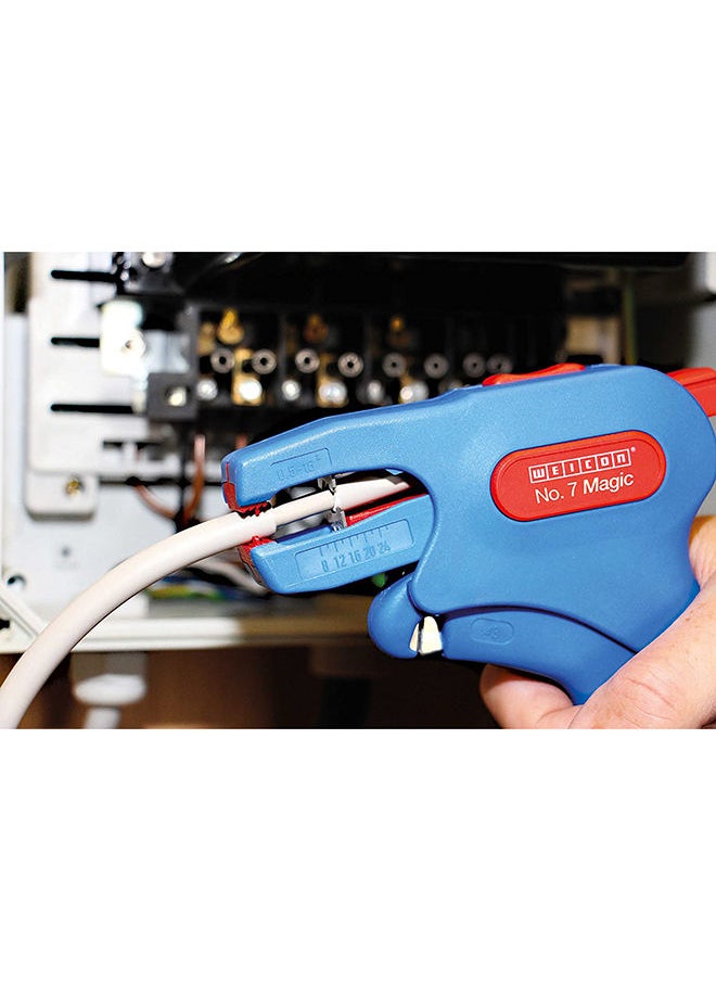 Weicon - Crimp Set Pro Tool  Case with 2 stripping tools & wire end ferrules  Duo-Crimp No. 300  Wire Stripper No. 7 Magic  Shaker with 400 wire ends (0.5-2.5 mm²) - Image 1