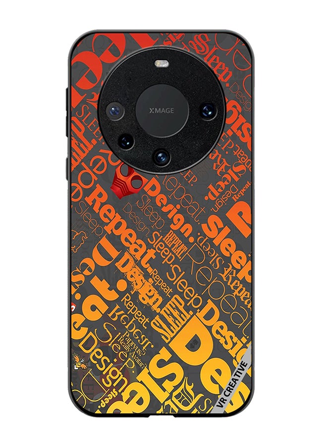 VR CREATIVE Protective Case Cover For Huawei Mate 60 Pro Sleep Repeat Design Multicolour - Image 1