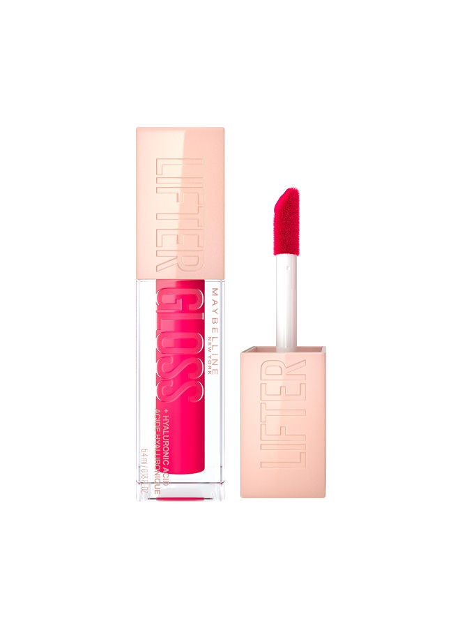 MAYBELLINE NEW YORK MAYBELLINE LIFTER GLOSS WITH HYALURONIC ACID, HYDRATING LIP GLOSS, HIGH SHINE, MOISTURIZING, 024 Bubblegum - Image 1